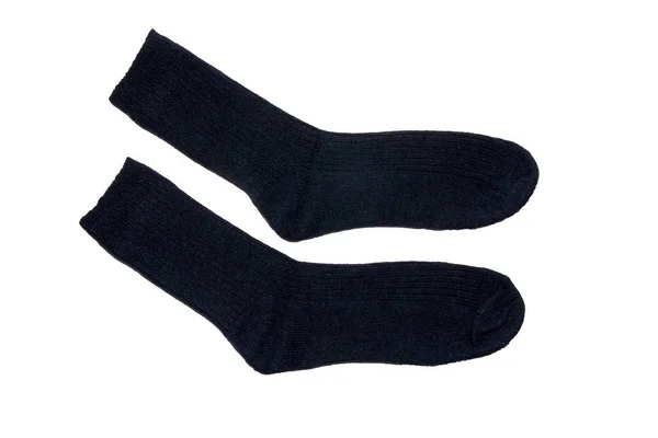 Paar Warme Socken Socken Mit Etikett Brennender Preis Natürliche Baumwolle — Stockfoto