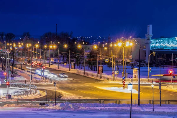 Kazan Russie 2019 Bulak Trafic Routier — Photo