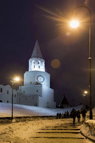 Kazán Rusia 2019 Spasskaya Tower —  Fotos de Stock