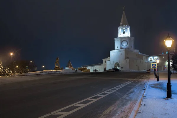 Kazán Rusia 2019 Spasskaya Tower —  Fotos de Stock
