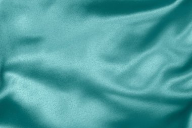 Portre sakinleştirmek ışık mavi saten kumaş