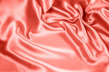 Portre sakinleştirmek mercan saten kumaş