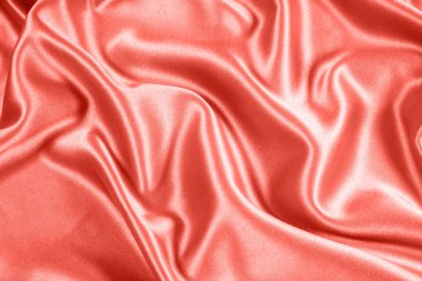 Portre sakinleştirmek mercan saten kumaş