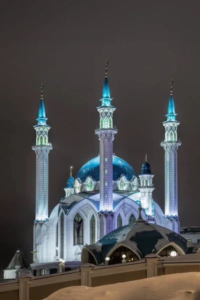 Kazan Russie 2019 Mosquée Kul Sharif Kremlin Kazan — Photo
