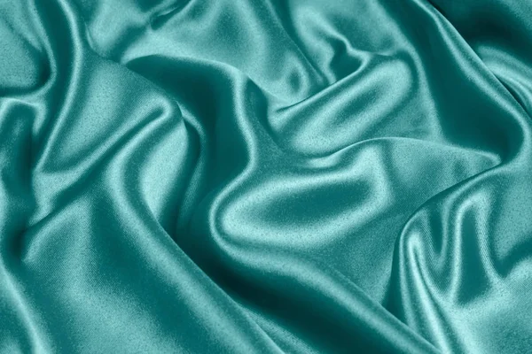 Portre sakinleştirmek ışık mavi saten kumaş