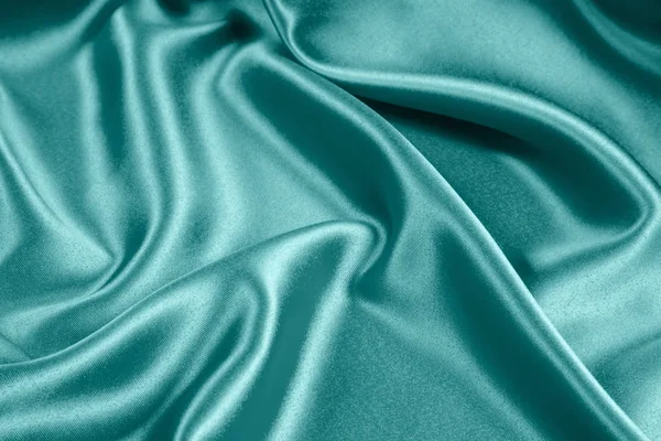 Portre sakinleştirmek ışık mavi saten kumaş