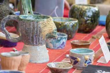 Kazan, Rusya - 03.02.2019: Açık alan pazarı etkinliği