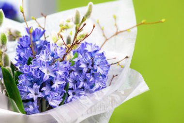 Hyacinth buketi yakın plan