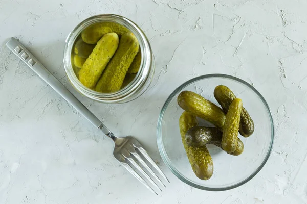 Ingemaakte augurken — Stockfoto