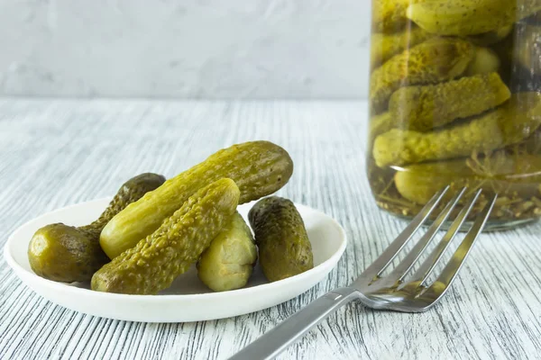 Pickled Gherkins — Stock Photo, Image