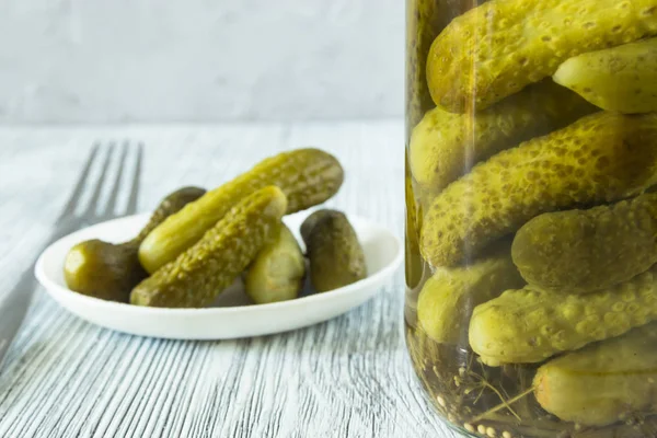 Pickled Gherkins — Stock Photo, Image