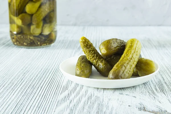 Pickled Gherkins — Stock Photo, Image