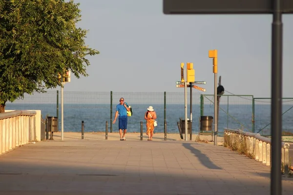 Walking Barcelona Spain — Stock Photo, Image