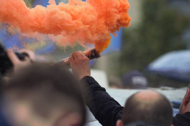 İçişleri Bakanı Arsen Avakov 'un istifası için yapılan toplantı (Kyiv, Ukrayna, 5 Haziran 2020))