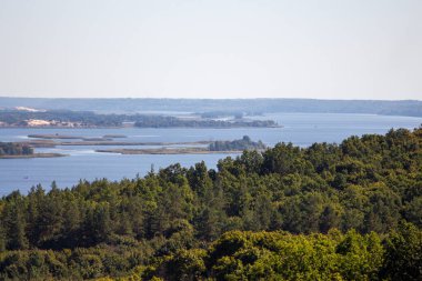 Vytachiv, Ukrayna 'dan Dnipro River Views