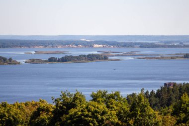 Vytachiv, Ukrayna 'dan Dnipro River Views