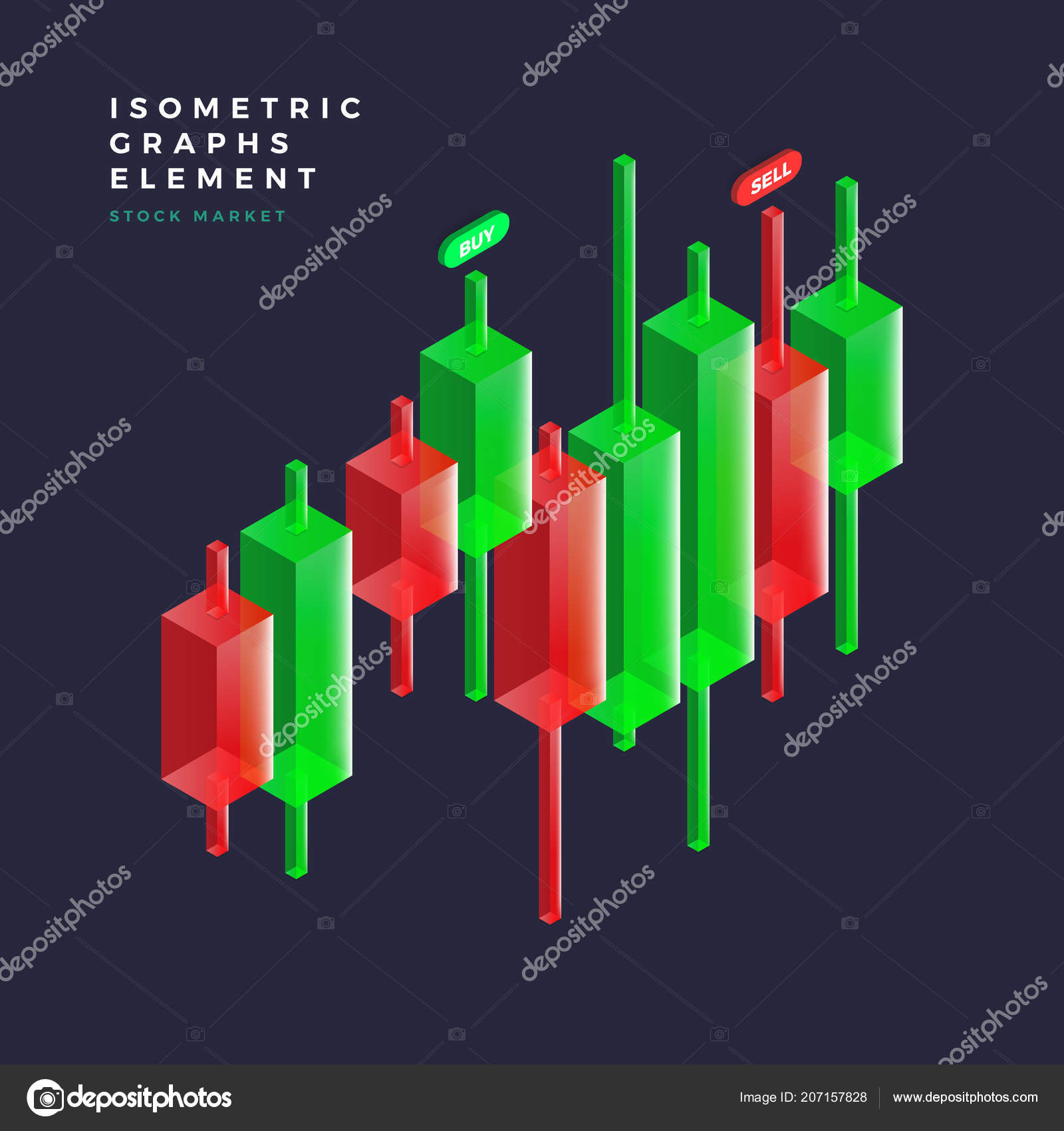 Graph Object Infographic Vector Elements Presentation Graphics ...