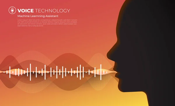 Koncepció Design Voice Technológia Izometrikus Illusztrációk Vektor Asszisztens Csatlakozó Eszköz — Stock Vector