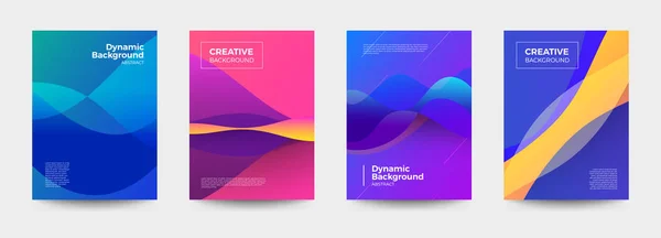 Cover Design dynamischer Hintergrund — Stockvektor