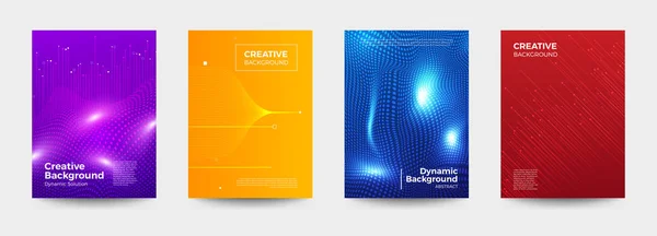 Cover Design dynamischer Hintergrund — Stockvektor