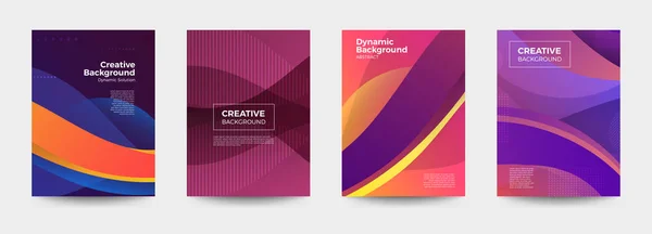Cover Design dynamischer Hintergrund — Stockvektor