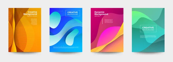 Cover Design dynamischer Hintergrund — Stockvektor