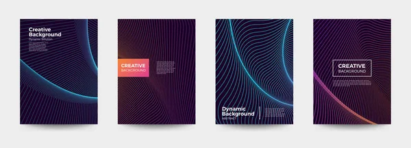 Cover Design dynamischer Hintergrund — Stockvektor