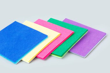 keçe, gökkuşağı renk renkli sayfaları kümesi