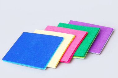 keçe, gökkuşağı renk renkli sayfaları kümesi