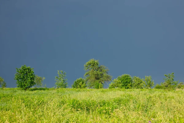 Paesaggio Serale Prima Temporale — Foto Stock