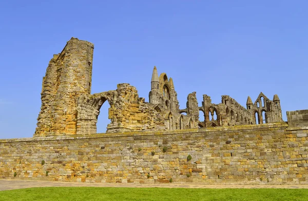 Whitby Abbey Een Eeuwse Christelijke Klooster Een Grade Listed Building — Stockfoto