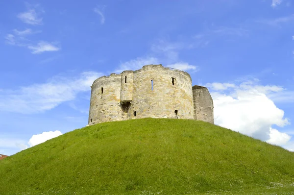 Det Historiska York Slott Staden York Brukar Kallas Clifford Tower — Stockfoto