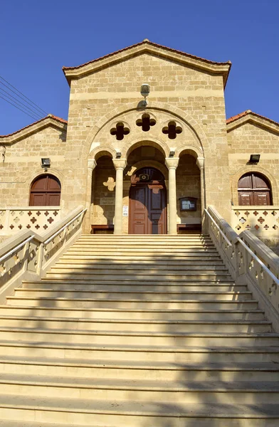 Agia Kyriaki Chrysopolitissa Igreja Uma Igreja Ortodoxa Grega Paphos — Fotografia de Stock