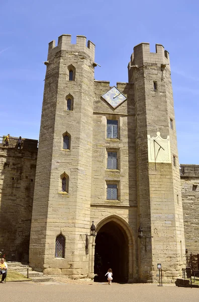 Den Historiska Medeltida Warwick Castle Warwickshire — Stockfoto