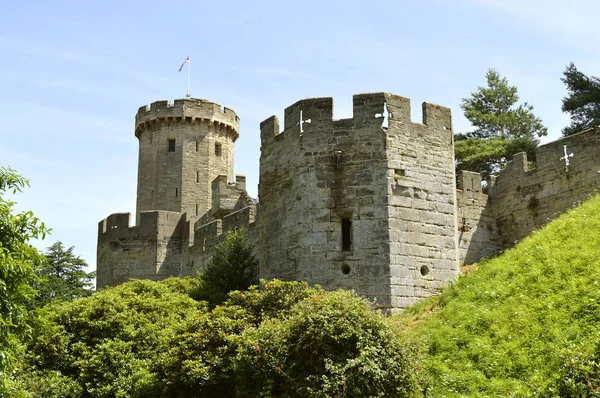 Château Médiéval Historique Warwick Dans Warwickshire — Photo