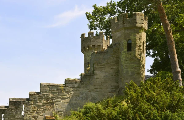 Château Médiéval Historique Warwick Dans Warwickshire — Photo