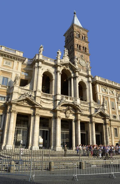 Roma Daki Tarihi Bazilika Papale Santa Maria Maggiore Kilisesi — Stok fotoğraf