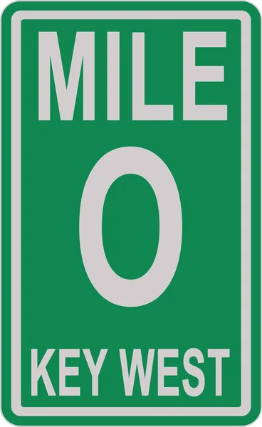 Metrów Znak Florydzie Scenic Highway Obrazek Stockowy