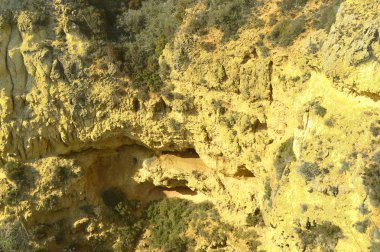 Portekiz 'de Ponta Da Piedade muhteşem kaya oluşumu