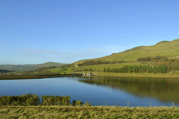 Dovestone Rezervuarı Greenfield Chew Brooks Vadilerinin Birleştiği Yer Greenfield Köyünün — Stok fotoğraf