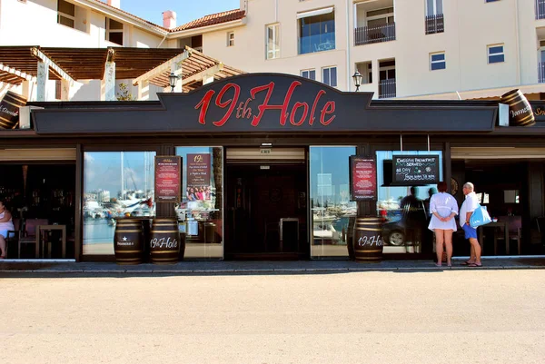 Restaurant Thème Parcours Golf Anglais 19Th Hole Vilamoura — Photo