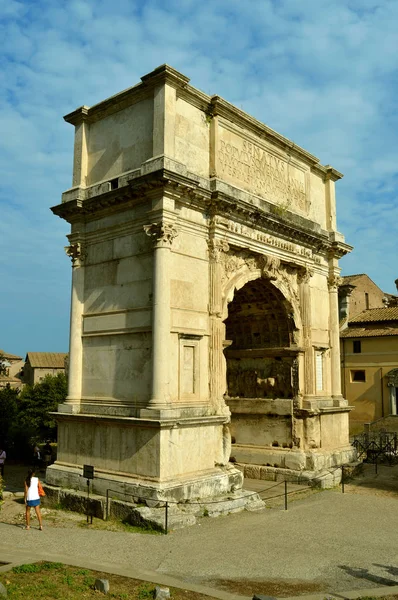 Historical Arch Titus Rome — Stock Photo, Image