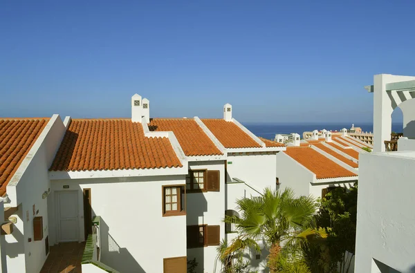 Callao Salvaje Modern Sea View Apartments Tenerife Summer Sunshine — Stock Photo, Image