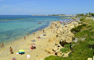 Kıbrıs Paphos beach
