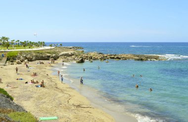 Kıbrıs Paphos beach