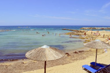Kıbrıs Paphos beach