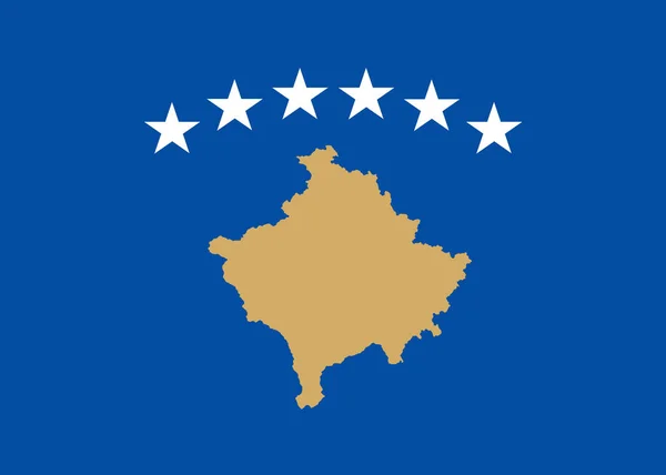 Kosova bayrağı — Stok fotoğraf