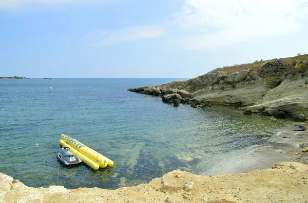 Inflables del puerto de Sissi en Creta — Foto de Stock