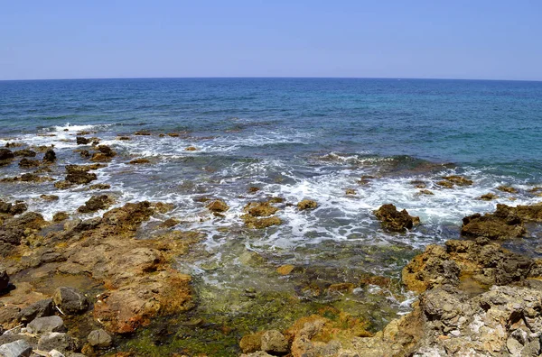 Wybrzeże Sissi na Krecie — Zdjęcie stockowe