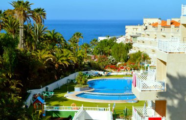 Callao Salvaje, Tenerife, Kanarya Adaları, İspanya, Avrupa - 12 Haziran 2016: Tenerife 'deki Blue Sea Callao Garden Oteli